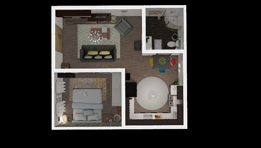 small apartment 3d design picture 54.94