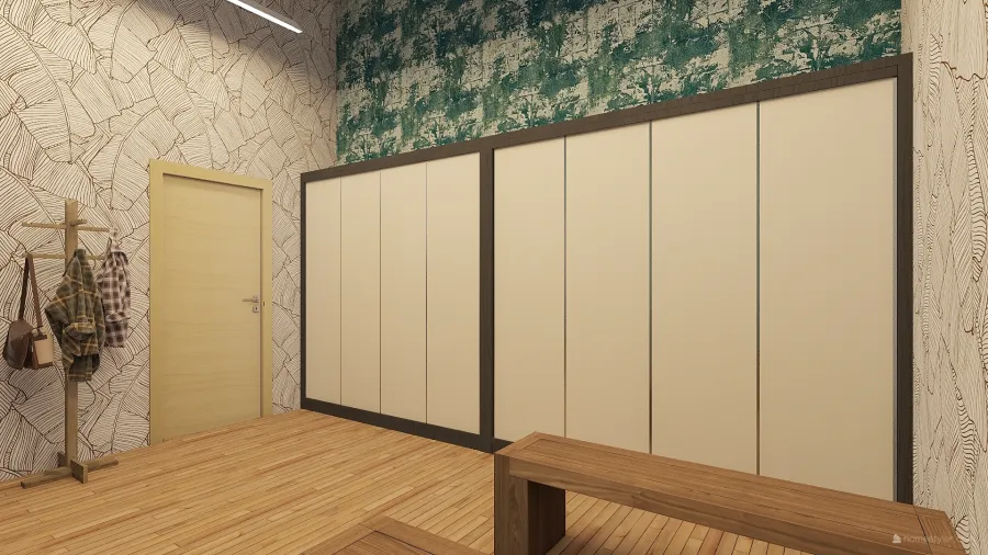 female locker room 3d design renderings