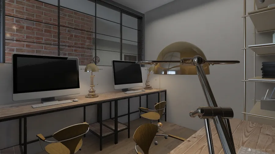 ADMON OFFICE 3d design renderings