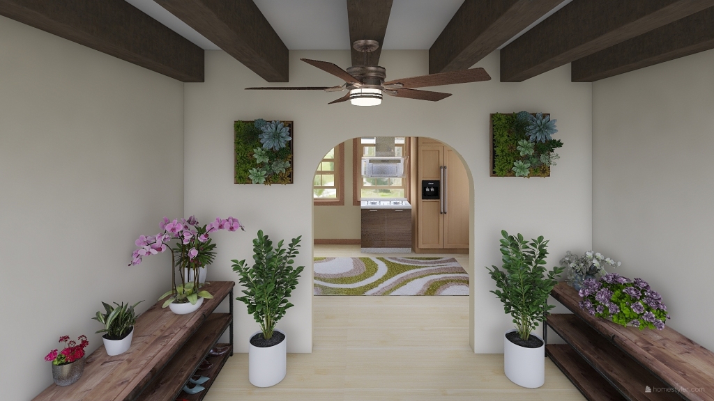 Eco-Friendly Bedroom 3d design renderings