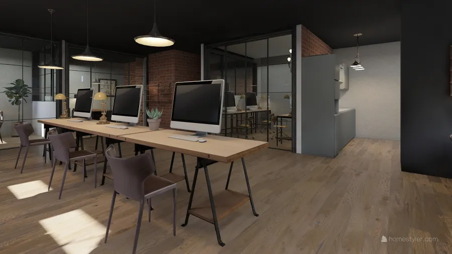 COMUN OFFICE 3d design renderings