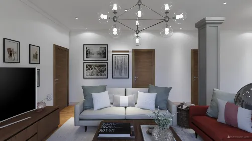 The Red sofa project by The Style Brush