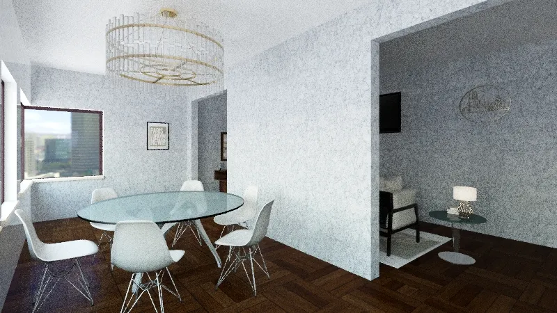 7th Period - KLinan - Living/Dining 3d design renderings