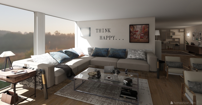 working apartment (Vancouver) Interior Design Render