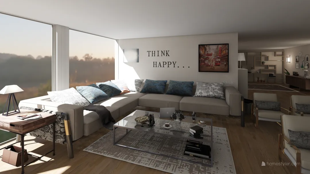 working apartment (Vancouver) 3d design renderings
