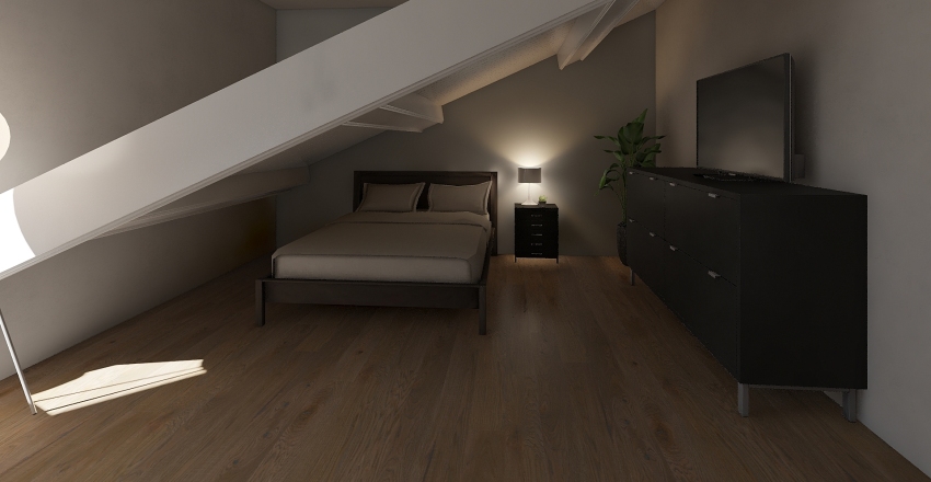 Second Floor / Roof Interior Design Render