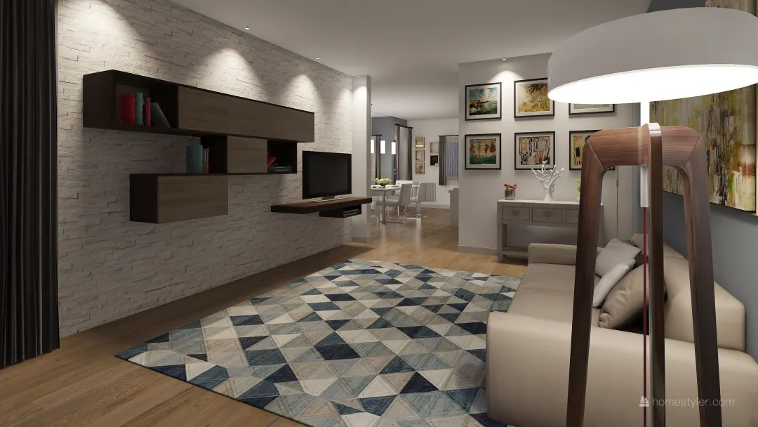 Casa Andrisani 11°-1 3d design renderings