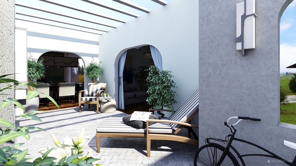 Mediterranean Home 3d design renderings