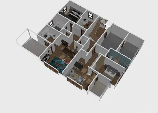 HOUSE FLOOR 1 Design Rendering