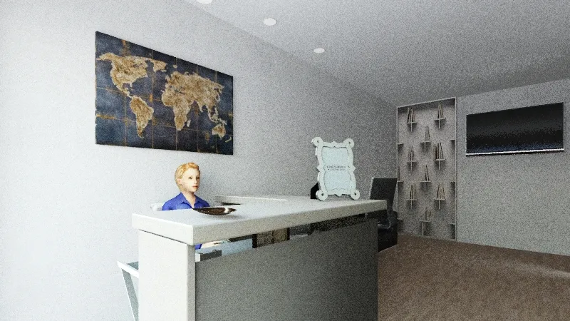 ufficio 3d design renderings