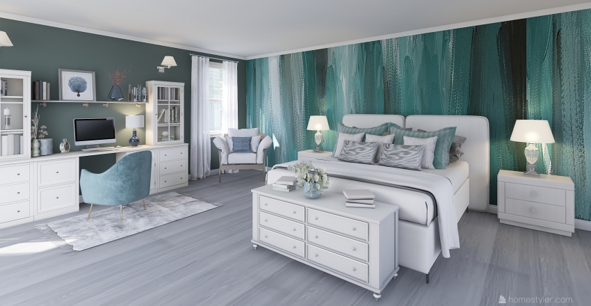 Blue Sunday Interior Design Render