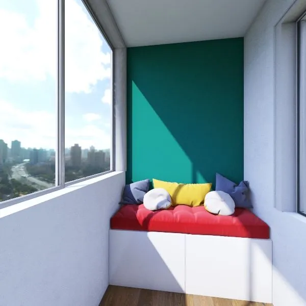 балкон 3d design renderings