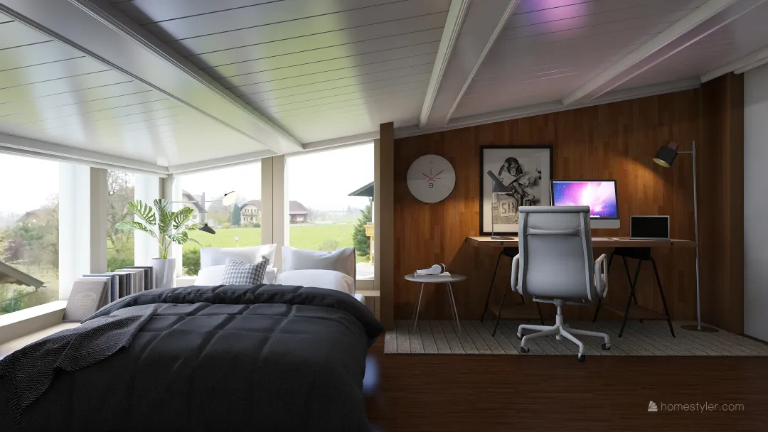 Cozy Room 3d design renderings