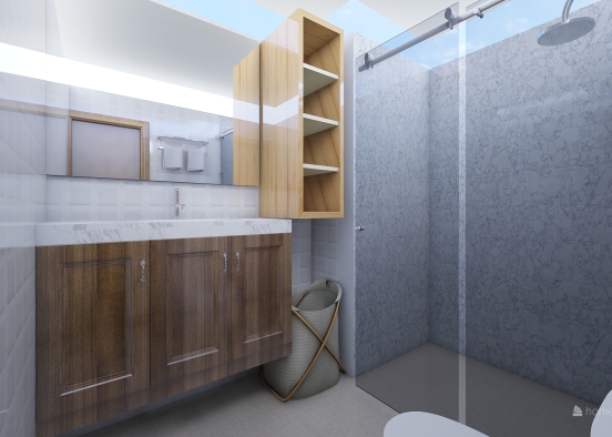 DMCI Master Bathroom Design Rendering