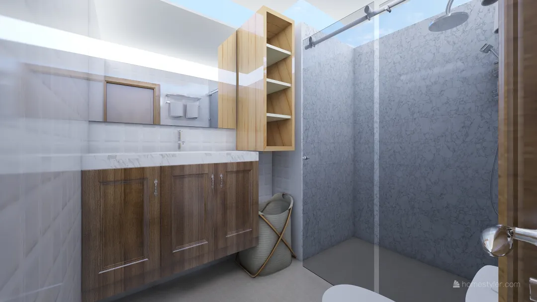 DMCI Master Bathroom 3d design renderings