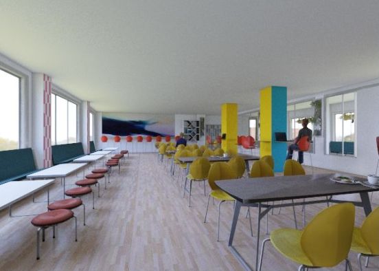 cafeteria chia t5 Design Rendering