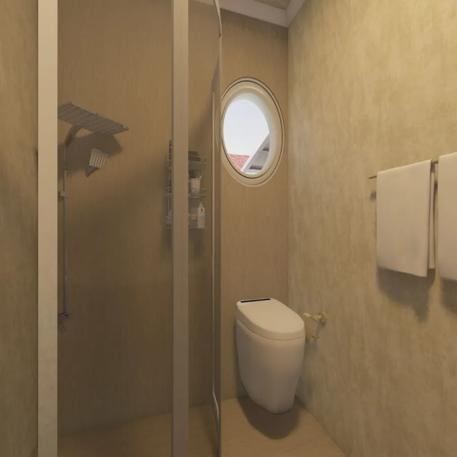 WC Bathroom 3d design renderings