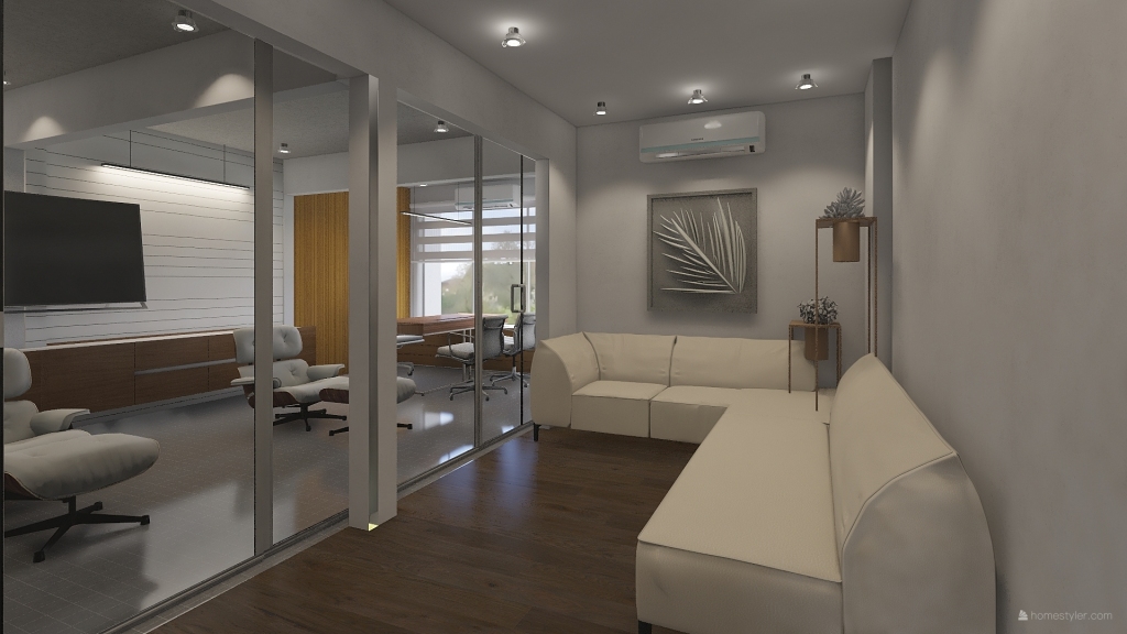 dentist lounge 3d design renderings