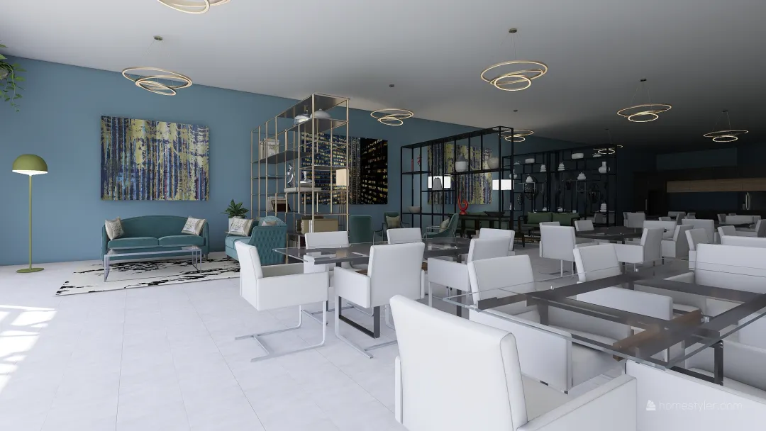 casa club 3d design renderings