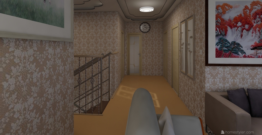 Olek House Interior Design Render