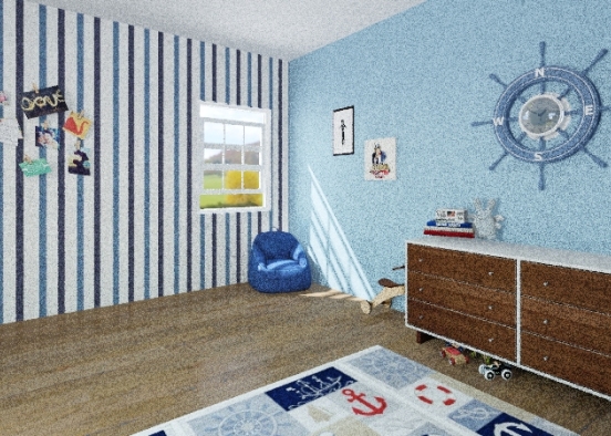 Baby & Kids Room Design Rendering