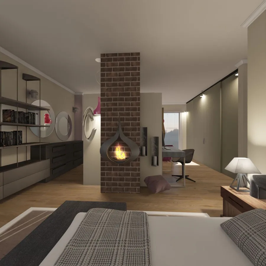 Master Bedroom 2nd Floor 3d design renderings