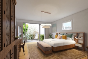 Bali Holiday | Bedroom Design Rendering