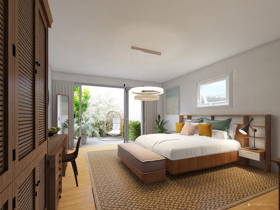 Bali Holiday | Bedroom 3d design renderings