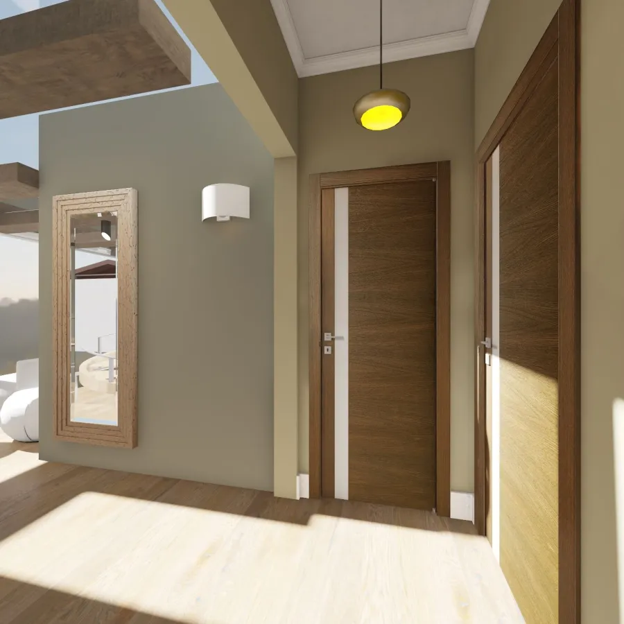 Hallway 2nd Floor 3d design renderings