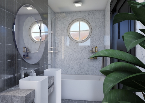 Elegant bathroom design Design Rendering