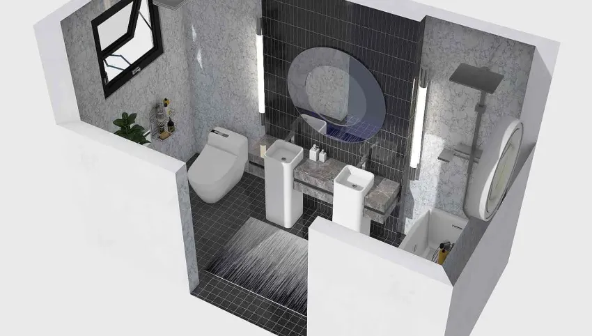 Elegant bathroom design 3d design picture 6.09