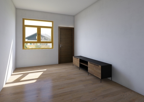 1 Bedroom apt (open plan) Design Rendering