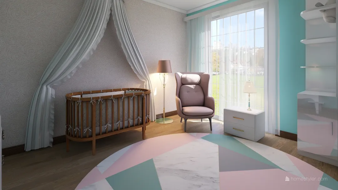 baby girl 3d design renderings