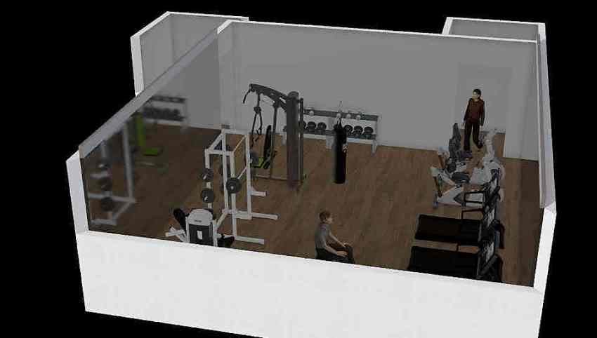 GYM COYOACAN RO 3d design picture 63.46