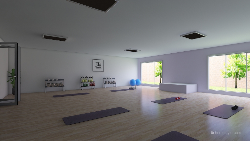 Yoga 3d design renderings