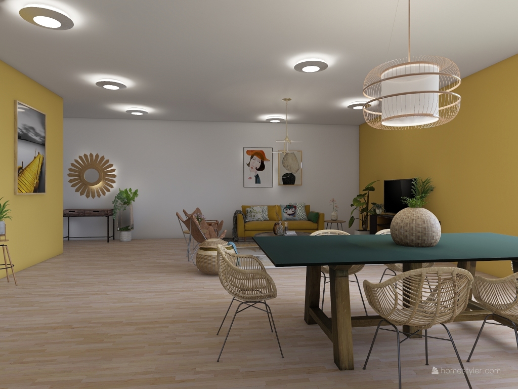 Boho House 3d design renderings