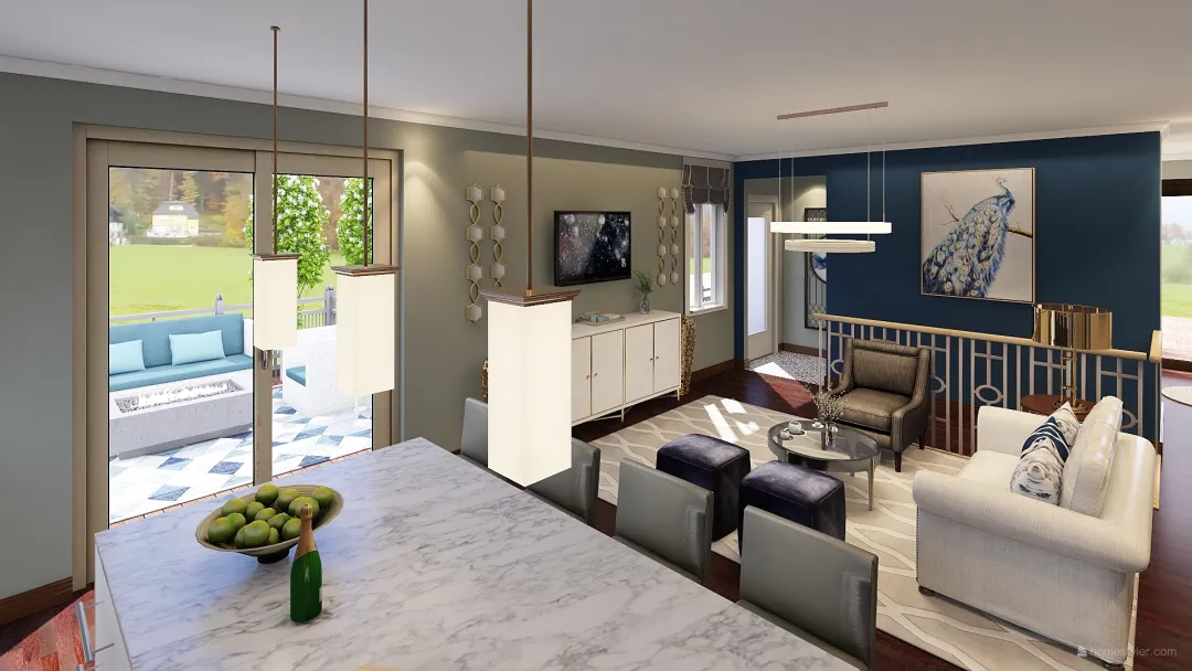 Badman Residence 3d design renderings