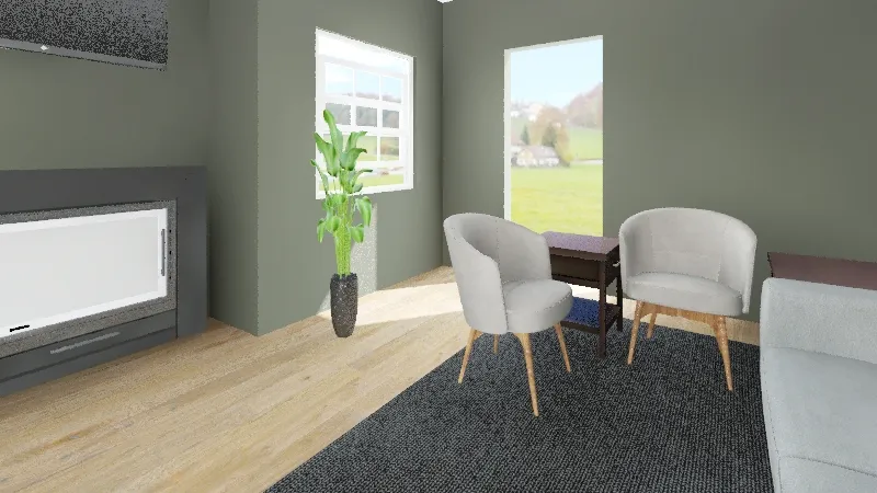 9 Living Room A 3d design renderings