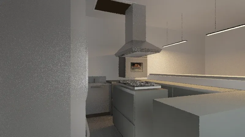 PA I - 3º P - Detalhamento cozinha 3d design renderings