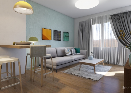 Small apartment in Serbia Design Rendering