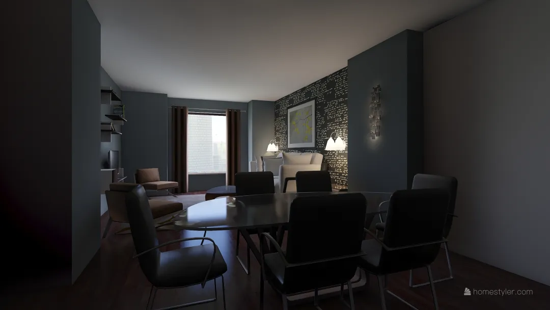 greenwicwest1bedroom 3d design renderings