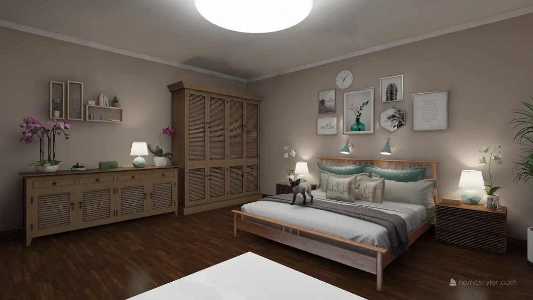 спальня для пенсионерки 3d design renderings