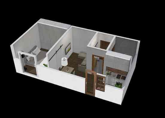 Rokytnice - malý byt Design Rendering