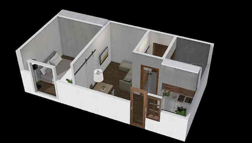 Rokytnice - malý byt 3d design picture 40.34