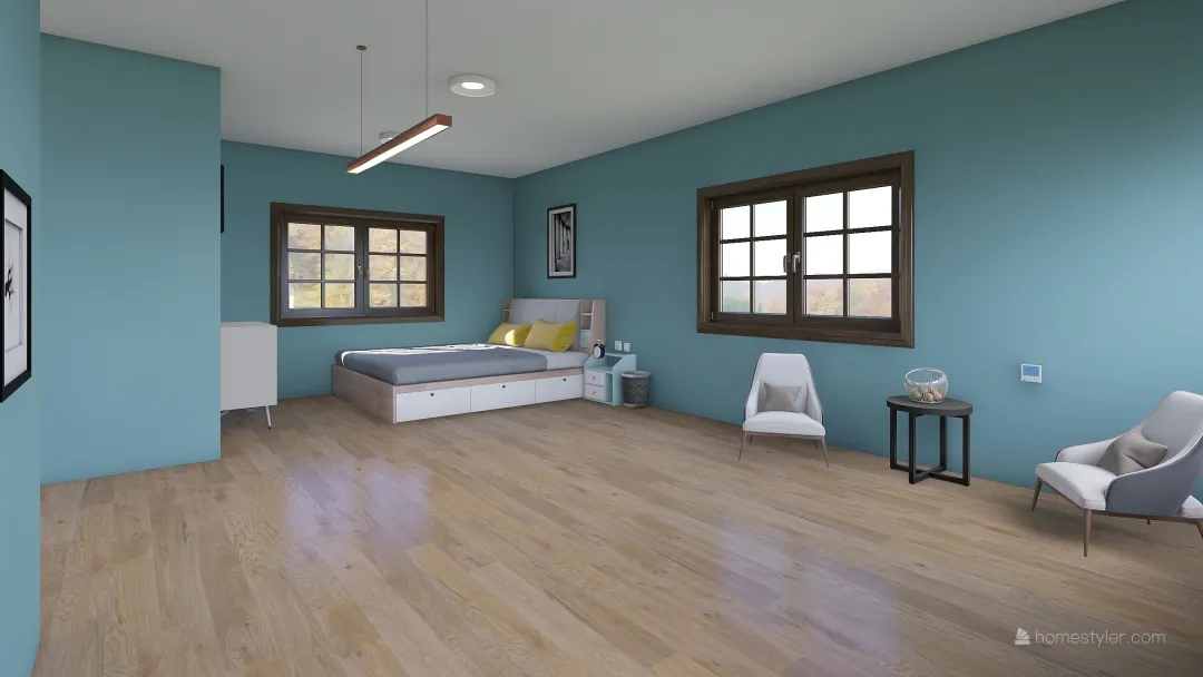 dream room 3d design renderings
