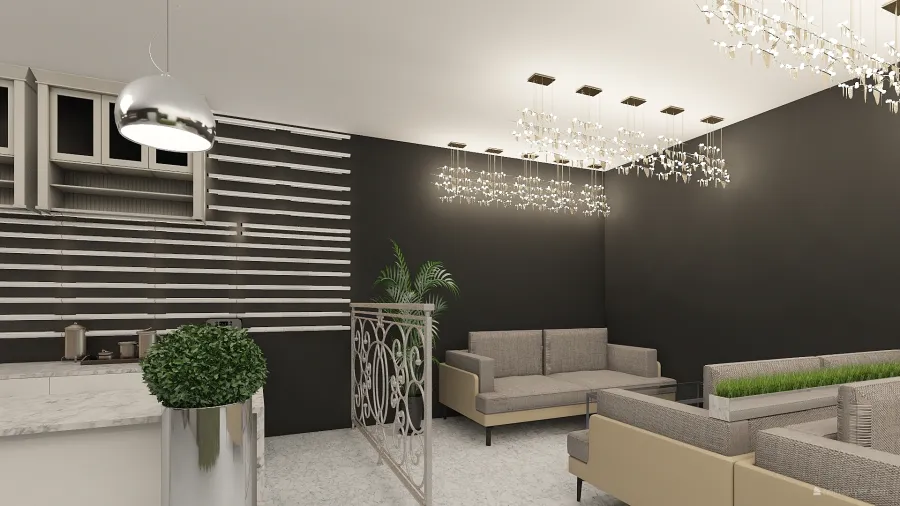 Cafe Room/Dining 3d design renderings