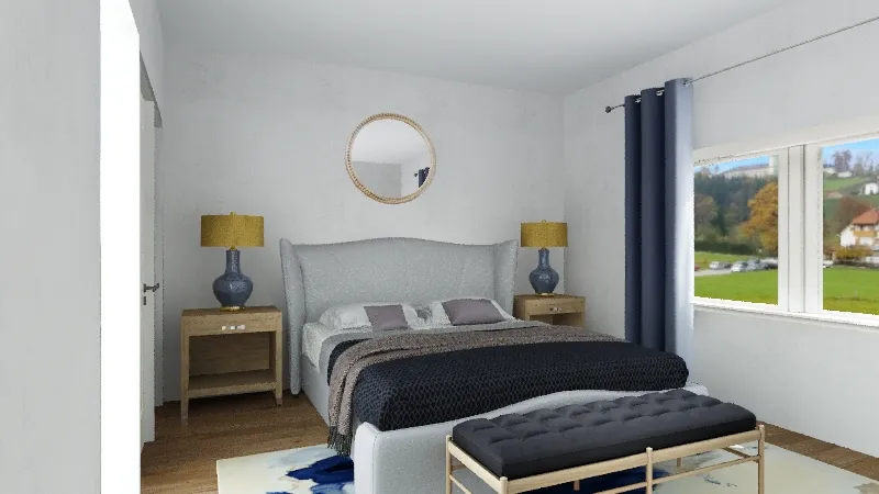 Carreon Master Bedroom 3d design renderings