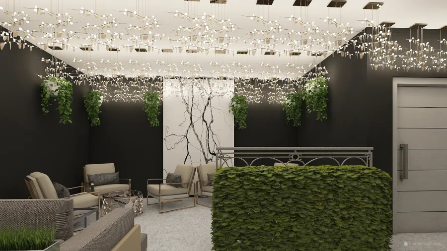 Cafe Room/Dining 3d design renderings