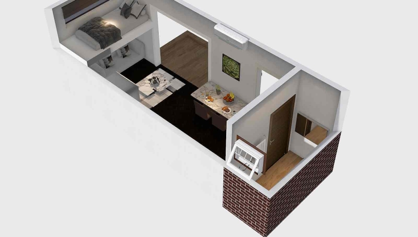 Simple Tiny House 3d design picture 24.5