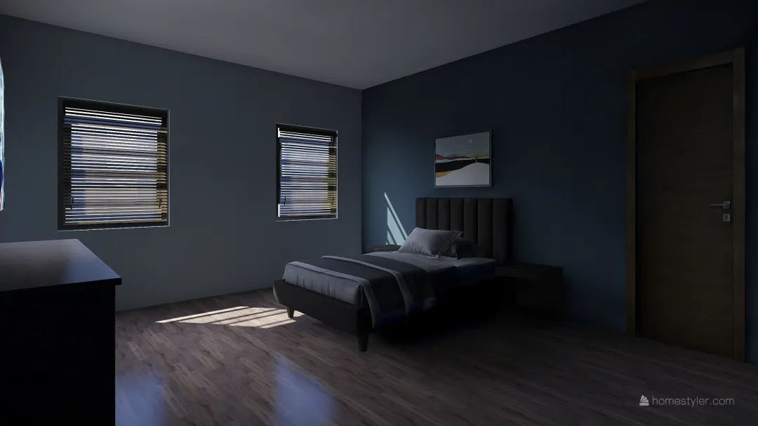master bedroom #2 3d design renderings